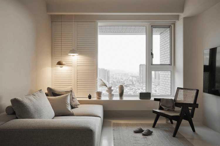 86㎡柔白新婚房：纯粹浪漫盐系风